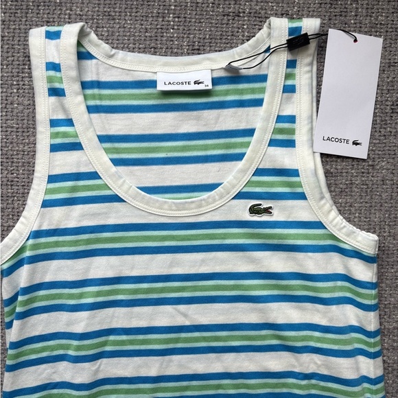 BNWT Lacoste Striped Cotton Dress β Size 34 - Picture 4 of 10